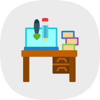 Desk Vector Icon Design