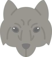Arctic wolf Vector Icon Design