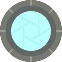 Camera Lens Vector Icon Design