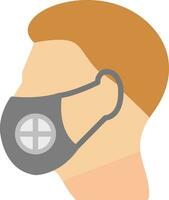 Face Mask Vector Icon Design