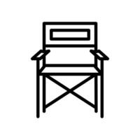 Director Chair icon in vector. Logotype vector