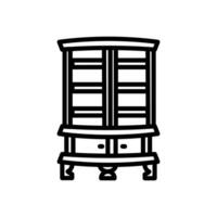 Display Cabinet icon in vector. Logotype vector