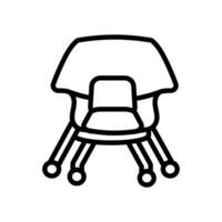 Womb Chair icon in vector. Logotype vector