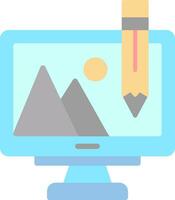 Digital Art Vector Icon Design
