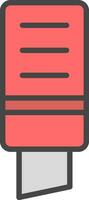 Eraser Vector Icon Design