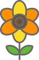 Arctic poppy Vector Icon Design