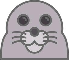 Seal Vector Icon Design