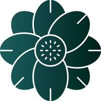 Arctic flower Vector Icon Design