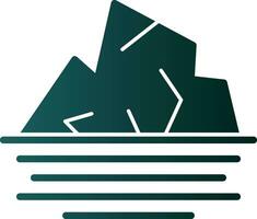 Iceberg arch Vector Icon Design