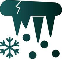 Icicle Vector Icon Design