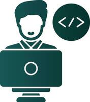 Programmer Vector Icon Design
