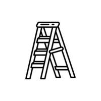 Ladder icon in vector. Logotype vector