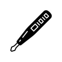 Voltage Tester icon in vector. Logotype vector