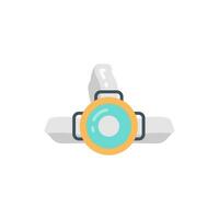 Headlamp icon in vector. Logotype vector