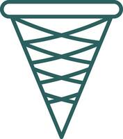 Ice cream cone Vector Icon Design