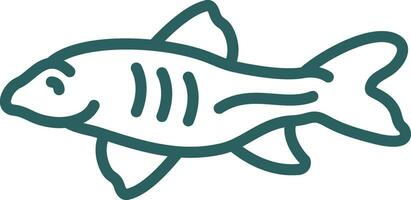 Arctic char Vector Icon Design