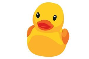 Cute Toy Duck, Rubber Duck Vector