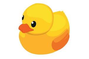 Cute Toy Duck, Rubber Duck Vector