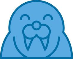 Walrus Vector Icon Design