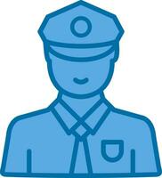 Security Guard Vector Icon Design