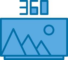 360 Image Vector Icon Design