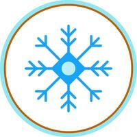 Ice crystal Vector Icon Design