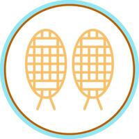 Snowshoes Vector Icon Design