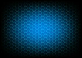 abstract background hexagon with gradient blue colors, vector illustration