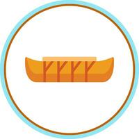 Eskimo kayak Vector Icon Design