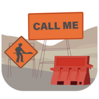 Call me on sign png