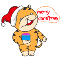 alegre Natal escoteiro desenho animado gesto png