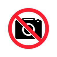 No Photography Sign, Do Not Capture Photo, Red Signal For Photographer, Restricted Area, No Camera Icon, No Video Recording png