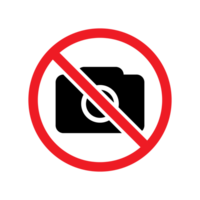 No Photography Sign, Do Not Capture Photo, Red Signal For Photographer, Restricted Area, No Camera Icon, No Video Recording png