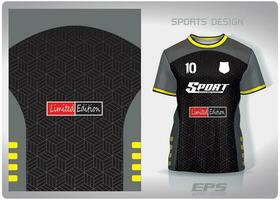 Vector sports shirt background image.yellow gray textile pattern design, illustration, textile background for sports t-shirt, football jersey shirt