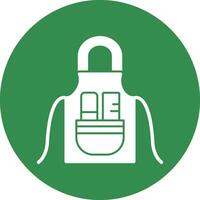 Apron Vector Icon Design