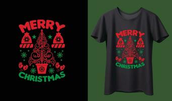 diseño de camiseta de navidad vector