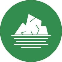 Iceberg arch Vector Icon Design