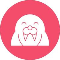 Walrus Vector Icon Design