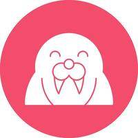 Walrus Vector Icon Design