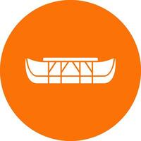 Eskimo kayak Vector Icon Design