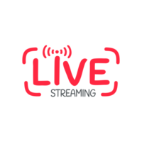 social media live broadcast icon streaming video online meeting png