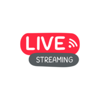 social media live broadcast icon streaming video online meeting png