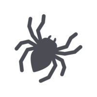 scary spider For decorating party cards on Halloween night. png