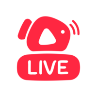 social media live broadcast icon streaming video online meeting png