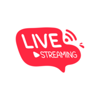 social media live broadcast icon streaming video online meeting png