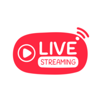 social media live broadcast icon streaming video online meeting png