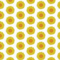 sunflower gift wrapping paper book cover seamless vector