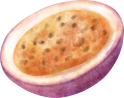 acquerello passione frutta png