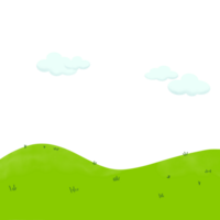 paisaje con nubes png