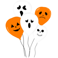 happy halloween balloon png